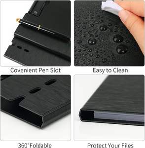 Portablocco <span class=keywords><strong>A4</strong></span> Pieghevole con Clip, Organizzatore di Documenti per Ufficio, Scuola, Ristorante - Product Image 6