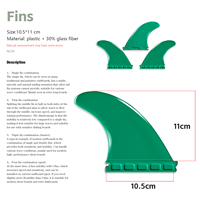 NEW Surfboard Central Fin Honeycomb Water Sport Surf Ski Accessoire pour Wakeboard Kitesurf Windsurf Hydrofoil Fins