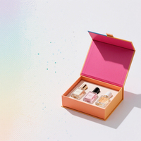 Cartón corrugado para cosméticos con logotipo impreso personalizado, papel Kraft, envío de tamaño reducido, caja de correo de perfume de regalo de cartón