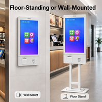 Kiosco de Autoservicio con Pantalla Táctil de 21.5" y 32" Personalizado, Kiosco de Pedidos y Pagos para Restaurantes, Hoteles y Comercios