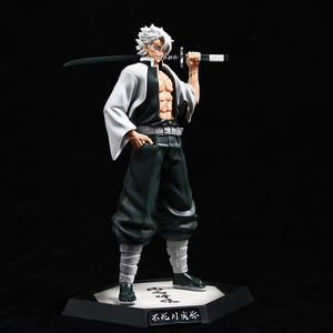 Jouets en résine PVC personnalisés, jouet d'action de haute qualité, 28cm, position debout, tueur de démons, figurines de dessin animé <span class=keywords><strong>Shinazugawa</strong></span> <span class=keywords><strong>Sanemi</strong></span> - Product Image 5