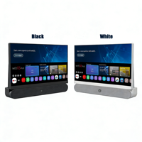 Téléviseur intelligent portable 24 pouces OEM d'usine avec WeboS, Google Android, VIDAA, batterie 3h et barre de son Hi-Fi pour le camping en extérieur