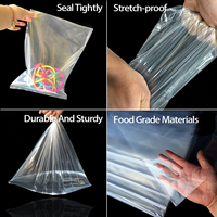 Sacs thermorétractables en PE résistants à l'humidité avec poche plate thermoscellable pour l'emballage alimentaire, cadeaux, vêtements et expédition
