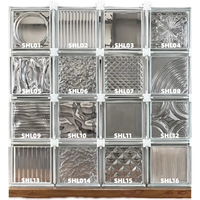 New Supplier Super White Color Glass Blocks Glass Blocks Partition for Bathroom with Building Wall Decorative Material