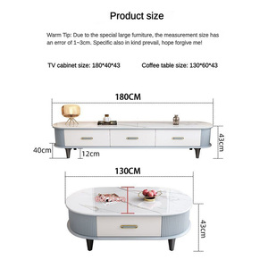 <span class=keywords><strong>Table</strong></span> Basse d'<span class=keywords><strong>Angle</strong></span> Design Moderne pour <span class=keywords><strong>Bureau</strong></span> à Domicile avec Support TV Bon Marché, Ensembles <span class=keywords><strong>de</strong></span> Tables Basses Grises Modernes Personnalisées en Gros à Vendre - Product Image 6