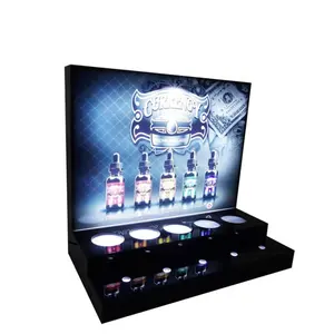 OEM/ODM led acryl ätherisches öl display elegante parfüm display mit led licht