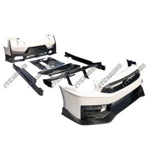 2024 Nismoสไตล์คาร์บอนไฟเบอร์ด้านหน้าด้านหลังกันชนด้านข้างกระโปรงด้านหลังสปอยเลอร์สําหรับNissan GTR R35 2008-2016 Body Kit - Product Image 1