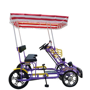 Vélos Surrey à deux places de 22 pouces pour 4 personnes/vélo tandem pour 2 personnes/vélo Surrey électrique - Product Image 5