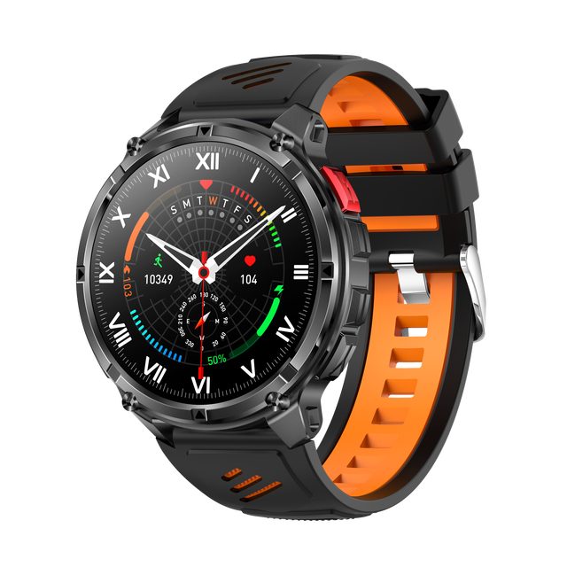 2026 Popular WiFi GPS Android Smart Watch HD 1100mAh Big Screen Waterproof IP68 Heart Rate Monitor BT Sleep Tracker Magnetic