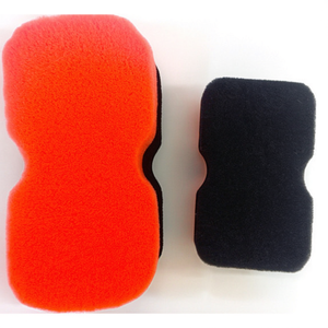 Interior <b>Polishing</b> Sponge Red And Black Dual Side For <b>Car</b> Detailing - Product Image 2