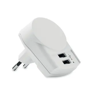 Caricatore USB Skross Euro, gadget personalizzati - Product Image 1