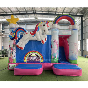 Château Gonflable Licorne Arc-en-ciel à Prix Abordable pour Enfants – Idéal pour les Fêtes - Product Image 3