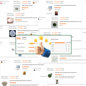 99% ピュアホワイト野生ハーブエキス粉末加水分解スポンジスパイスプロのそばかす除去血清用 - Product Image 6