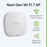 Performances Wi-Fi 7 inégalées pour les réseaux à haute densité |   Point d'accès intérieur RUCKUS R770 |   12,22 Gbps Tri-bande |   Vente Flash 2026 |   Garantie de 12 mois