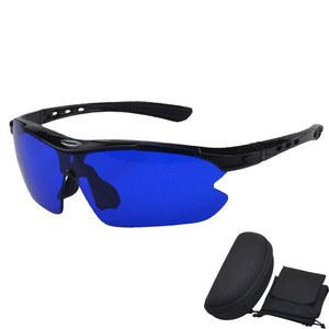 Sport <b>Glasses</b> Full Rim TR90 Mirror Lenses Anti-Uv Protection Golf Outdoor Cycling Fishing Multi Functional With <b>Case</b> - Product Image 1