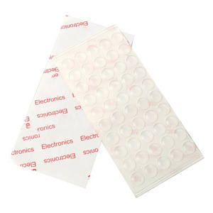 Coussin anti-collision en silicone auto-adhésif, absorption des chocs, protection des meubles, 50 pièces par feuille - Product Image 2