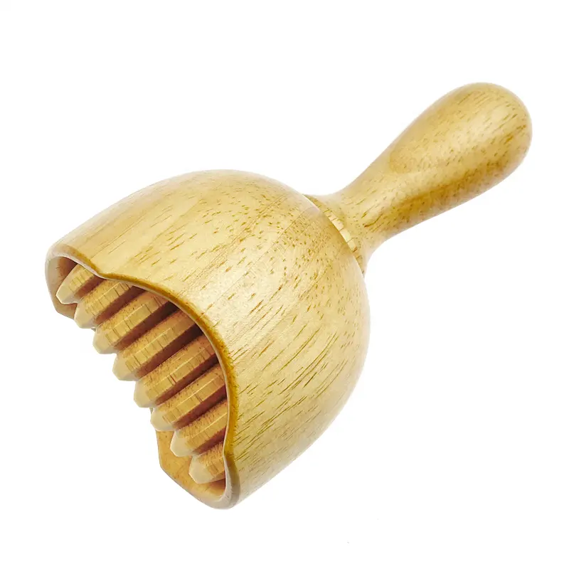 Swedish massage Maderotherapy wood cup with Scroll wheel massage wooden cupping for massage