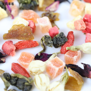 Boisson chinoise populaire, thé aux fruits aromatisé naturellement, mélange de fruits FD, thé aux fruits à la fraise et au <span class=keywords><strong>jasmin</strong></span> - Product Image 3