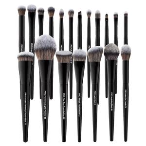 19/32pcs Schwarze Farbe Make-up Pinsel Set Blending Make-up Luxus Private Label Custom ized Logo Foundation Lidschatten - Product Image 2