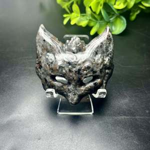 Tự Nhiên Thủ Công 6Cm Pha Lê <span class=keywords><strong>Fox</strong></span> Mặt Nạ Khắc Thanh Lịch Pha Lê Phong Thủy Chữa Bệnh <span class=keywords><strong>Fox</strong></span> Trang Trí Cho Nhà - Product Image 6