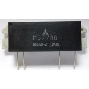 M67746 MÓDULO DE PODER RF M68702H Componentes eletrônicos chip IC Circuito integrado 144-148MHz, 12.5V, 60W, RÁDIO MÓVEL FM