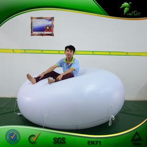 Canapé-lit gonflable rond Hongyi 2M, fauteuil pouf personnalisé, canapé gonflable promotionnel pour événements et publicité, chaise longue gonflable OEM - Product Image 1