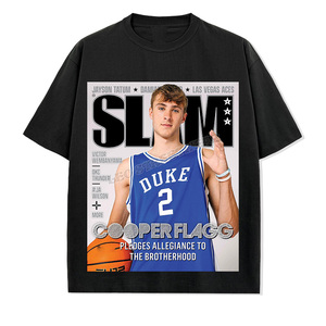 เสื้อยืดสำหรับเด็กผู้ชายเสื้อยืดสีขาวลำลองสำหรับผู้ชายเสื้อยืดพิมพ์ลายคูเปอร์แฟลก - Product Image 3