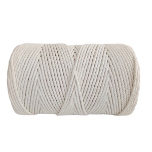 Good quality recycled cotton rope 3-5mm cotton rope 4ply macrame cord