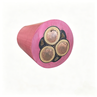 Câble minier UGEFP 8.7/15kV haute tension en cuivre étamé avec gaine EPDM CPE, flexible, ignifuge et blindé pour alimentation électrique