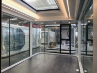 Maison préfabriquée de conteneur d'hôtel de capsule de l'espace de camping écologique faite de panneau "sandwich"