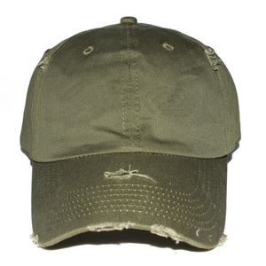 Personalizado cuero tapa de piedra lavada papá 6 panel sombreros de béisbol - Product Image 5
