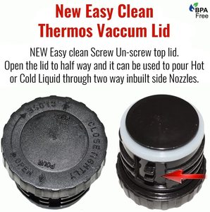 Termos de Acero Inoxidable de Doble Pared con Aislamiento al Vacío, con Forma de Bala, de 1 Litro, para Té de Yerba <span class=keywords><strong>Mate</strong></span> y Café - Product Image 5