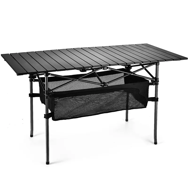 屋外テーブルキャンプテーブルポータブルテーブルと椅子セットキャンプハイキングバックパッキング用の超軽量アルミニウム