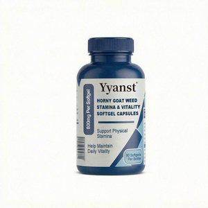 Capsules de Gélules Énergie & Vitalité à l'Extrait de Horny Goat Weed – Compléments Herbales pour Hommes Aident à Maintenir l'Énergie Quotidienne des Hommes Actifs - Product Image 1
