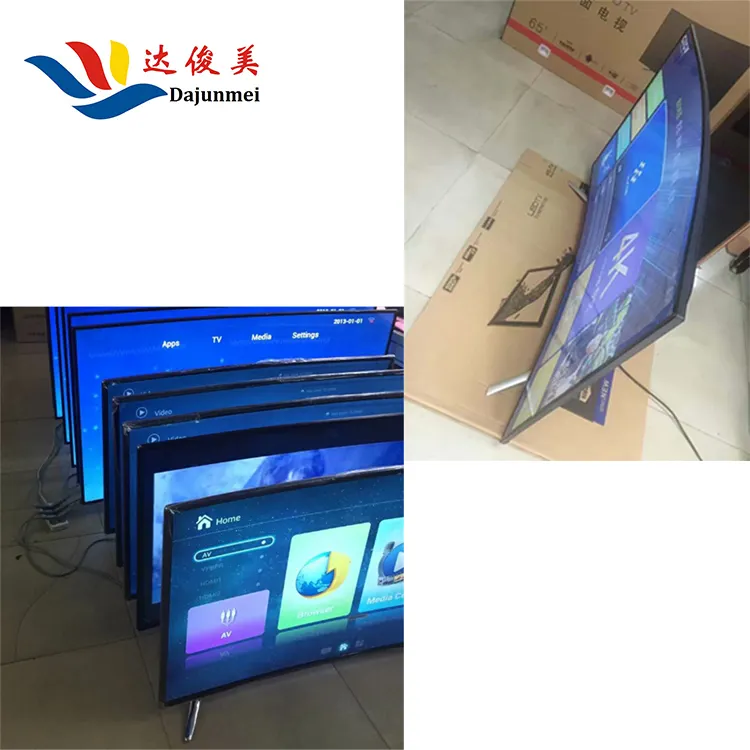 Gebogen Tv Smart 4K Ultra Hd 32 38.5 43 50 55 65 Plastic Frame