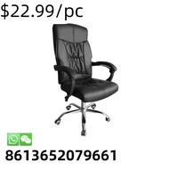 Chaise de bureau de direction moderne à dossier haut, nouveau design, haute qualité, bon prix, mobilier de bureau en cuir PU