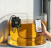 Capteur de niveau de réservoir sans fil haute précision Tuya WIFI Smartlife APP, instruments de mesure de niveau, indicateur de niveau d'eau