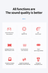 หูฟังไร้สาย TWS รุ่น YD05 พร้อมพาวเวอร์แบงค์ หน้าจอแสดงผลแบบดิจิตอล LED ช่องเสียบ Type-C บลูทูธ V5.3 ขายส่ง - Product Image 2