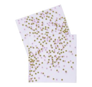 Blue <strong>Pink</strong> <strong>Gold</strong> Dot Stripe <strong>Birthday</strong> Party Supplies Decoration Paper Plates Straws Baby Shower Dessert Cups <strong>Disposable</strong> <strong>Tableware</strong> - Product Image 5