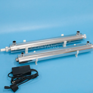 Purificateurs d'eau UV 25W 6 GPM Modèles à chambre unique (lampe/manchon en quartz inclus)