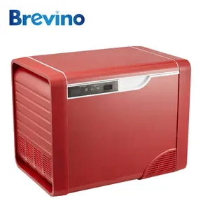 Brevinho frigorífico 20l para casa, cores vermelhas eletrodomésticos compressor de geladeira ac geladeira mini para viagem ou festa de casa