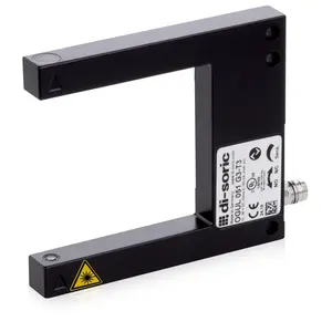 Barrière lumineuse laser Di-Soric OGUL051G3-T3, 10-30VDC, IP67, connecteur M8, sortie Push-Pull, fabriqué en Allemagne - Product Image 1