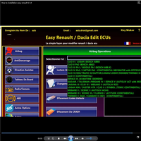 Logiciel Easy Renault 6.1.4 pour programmeur ECU Renault, effacement des cartes de clés de collision, nettoyage des clés UCH