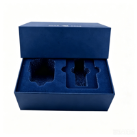 Boîte cadeau magnétique de luxe personnalisée en velours et EPE pour cosmétiques, huiles essentielles, ornements en céramique, accessoires électroniques