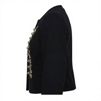 Veste Homme Style Steampunk Napoléonien Respirante Tissée Hiver Imperméable Réversible Écologique Double Boutonnage Manches Longues