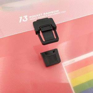 Bolsa Organizadora Portátil de 13 Compartimentos, Carpeta Multicapa para Documentos, Gran Capacidad, Portapapeles para Exámenes Estudiantiles, Modelo Portátil - Product Image 2