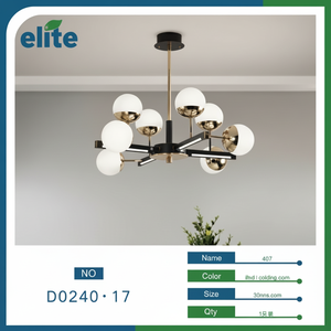 Lustre de plafond moderne à LED pour l'éclairage de la maison pour la chambre Villa Fournisseur de gros disponible Suspension d'ampoule E26 îlot de cuisine - Product Image 1