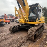 Grande pelle hydraulique d'occasion Komatsu PC400 220-8 PC200-7, excavatrice japonaise, fonctions complètes d'origine, 40 tonnes, Komatsu PC220-8