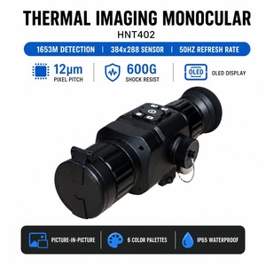 กล้องถ่ายภาพความร้อน HNT402 384x288 แบบตาเดียว เลนส์ 35 มม. ระยะตรวจจับ 1650 ม. สำหรับสังเกตสัตว์ HNT402 HONDIGI HONDIGI HNT - Product Image 1