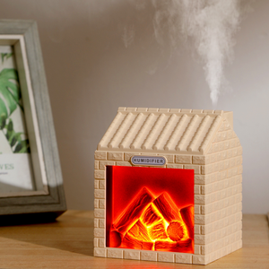 200 Ml Thông Minh Mát Sương Mini Than Nhà Máy Tạo Độ Ẩm Dầu Di Động Khuếch Tán Mô Phỏng Gỗ Lửa Tạo Độ Ẩm Cho Phòng Khách - Product Image 1
